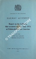 Railway Accident - Report on the Collision that occurred on 11th June 1974 at Pollokshields East Junction in the Scottish Region British Railways by Department of the Environment